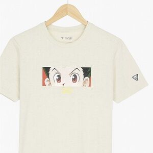 Men’s Hunter X Hunter Anime Short Sleeve Yellow T-Shirt Adult Size Small.